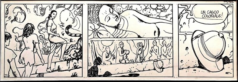 Rêver, peut-être par Milo Manara - Planche originale