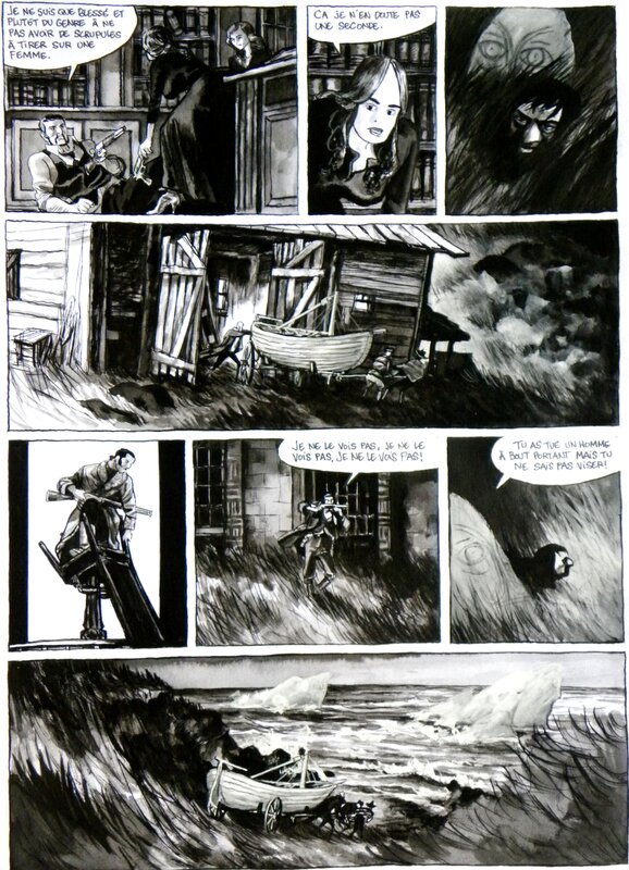 Terre de feu par Hugues Micol - Planche originale