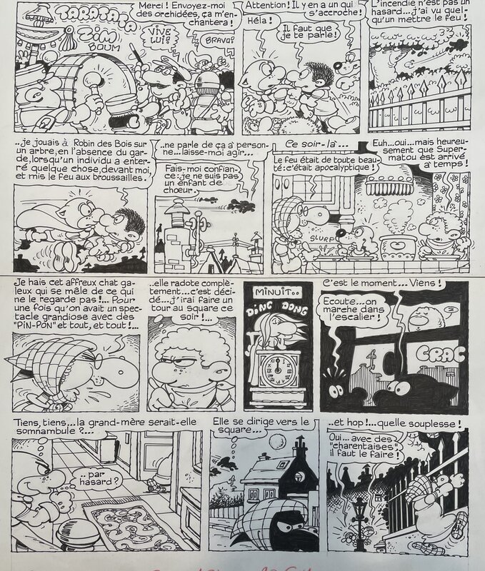 Super Matou by Jean-Claude Poirier - Comic Strip
