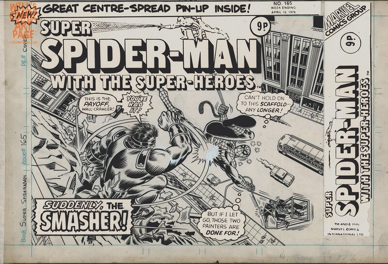 Dave Hunt, Frank Giacoia, Gerry Conway, Stan Lee, Spider-Man (Intl) #165 - Original Cover