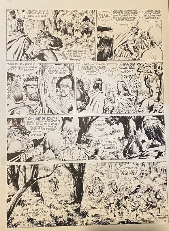 Jean-Yves Mitton, planche originale, Var Victis T4, 