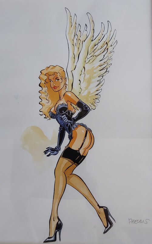 Ailes belles par Félix Meynet - Illustration originale