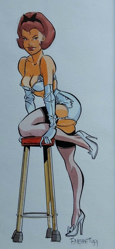 Femme chic ! par Félix Meynet - Illustration originale