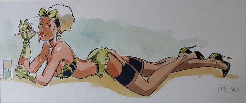 Have a drink ! by Félix Meynet - Original Illustration