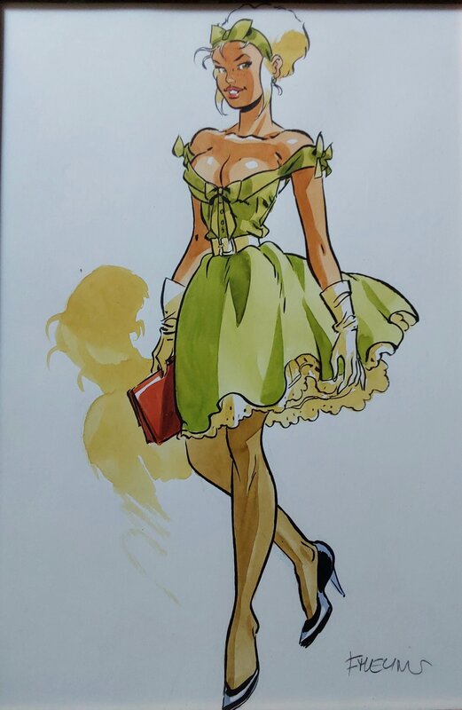 Félix Meynet, L’élégance par Mirabelle - Original Illustration