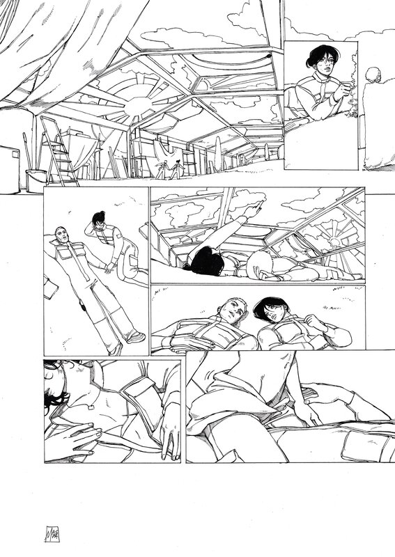 For sale - Masha Moran, Prendre la vague - Planche 4 - Comic Strip