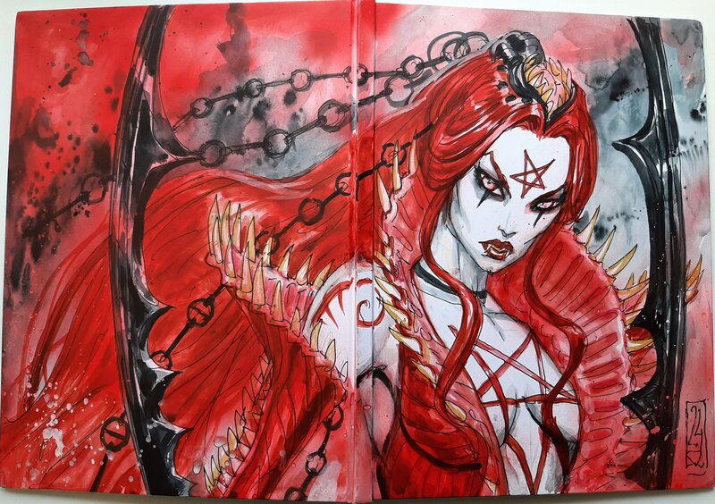 Olivier Ledroit, Requiem Chevalier Vampire - Tome 12 - La Chute de Dracula - Œuvre originale