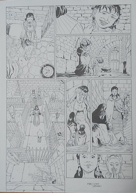 For sale - Les feux de Thésée by Francesco Trifogli - Comic Strip