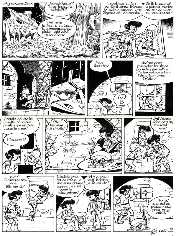 Gos, Walt, Le Scrameustache, Le Sosie - Comic Strip