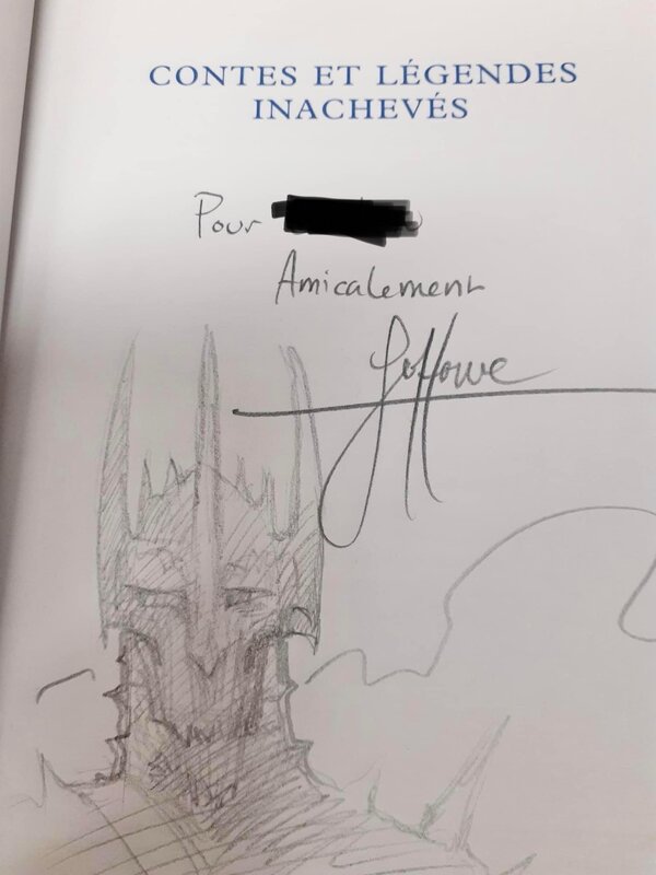 Sauron by John Howe - Sketch