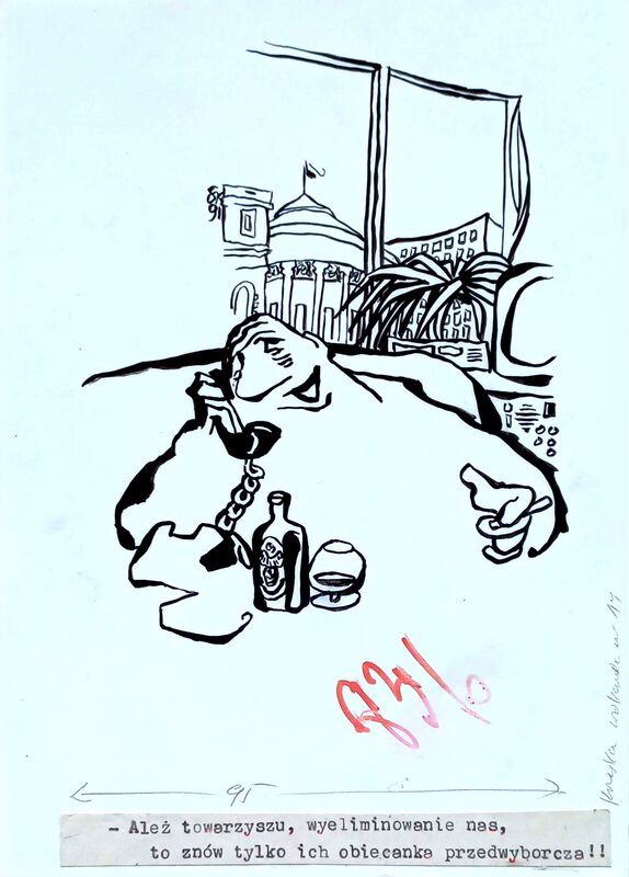 Blague by Szymon Kobylinski - Original Illustration
