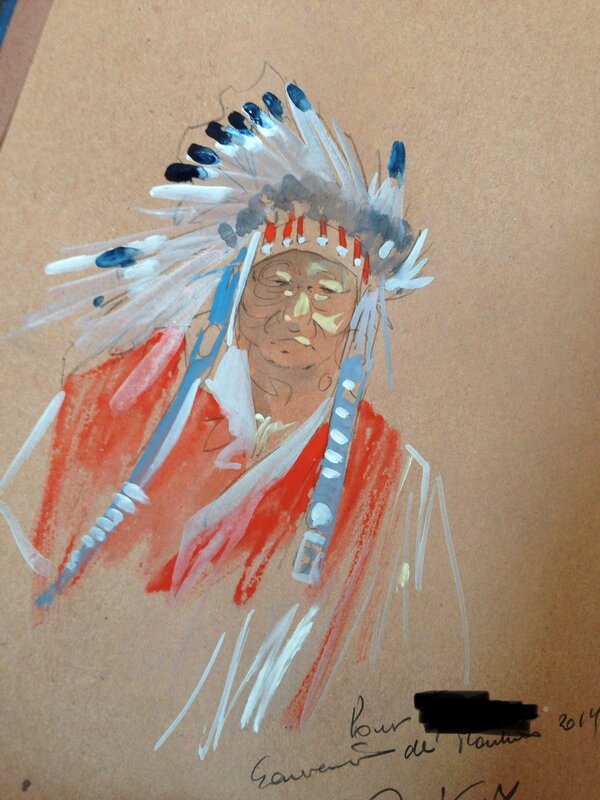Pawnee by Patrick Prugne - Sketch