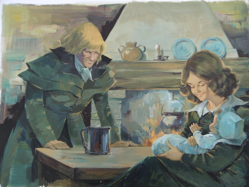 En vente - Grillon du foyer par Jean Sidobre - Illustration originale