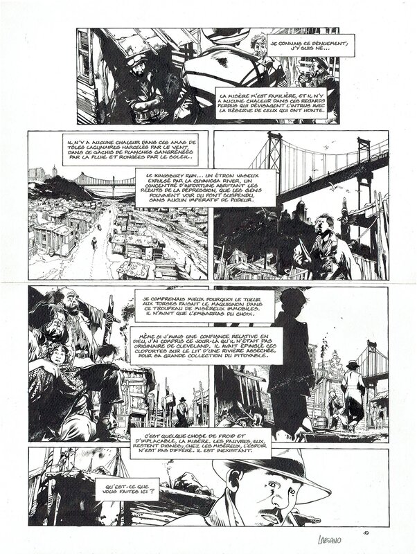 For sale - Hugues Labiano, Polar - Quelque chose de froid - P 10 - Comic Strip