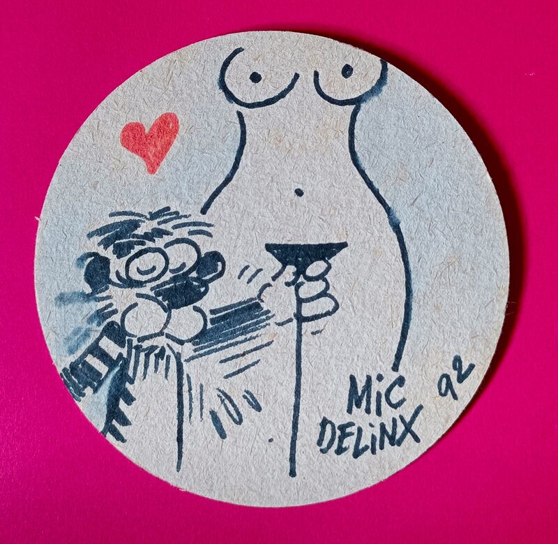 Mic DELINX ILLUSTRATION ORIGINALE COULEUR LA JUNGLE EN FOLIE - Illustration originale