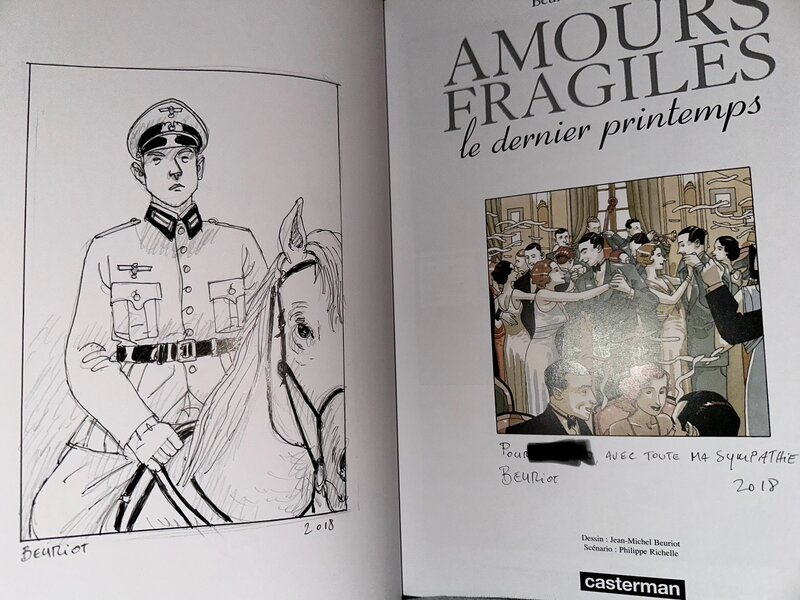 Amours fragiles by Jean-Michel Beuriot - Sketch
