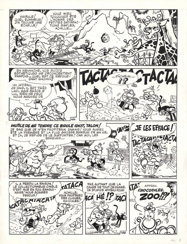 Achille Talon par Greg - Planche originale