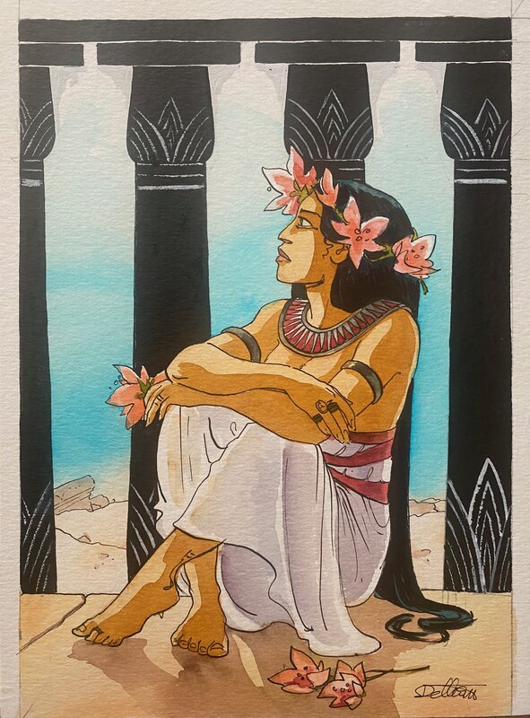 Isabelle Dethan, illustration originale, Meresankh, 