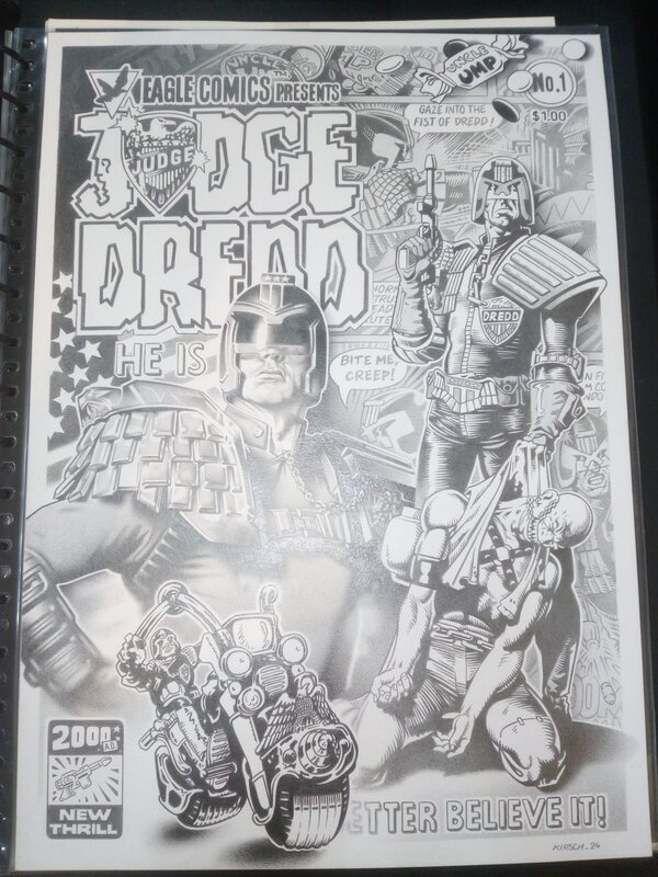 Judge dredd / philippe kirsch - Original Illustration