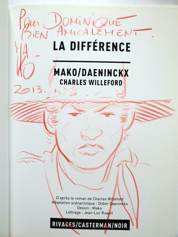 LA DIFFERENCE par Mako - Dédicace