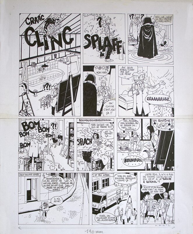 Nicolas Wintz, Paul-Jacques Bonzon, Raynald Guillot, Françoise W. Ringeisen, Les Six Compagnons - Tome 2 - Le Mystère Guignol - page 17 - Planche originale