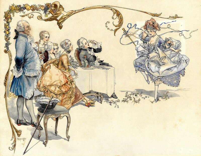 Danseuse by Chéri Hérouard - Original Illustration