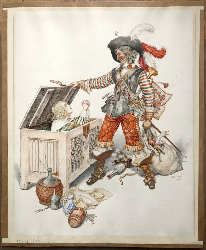 Surprise ! by Chéri Hérouard - Original Illustration