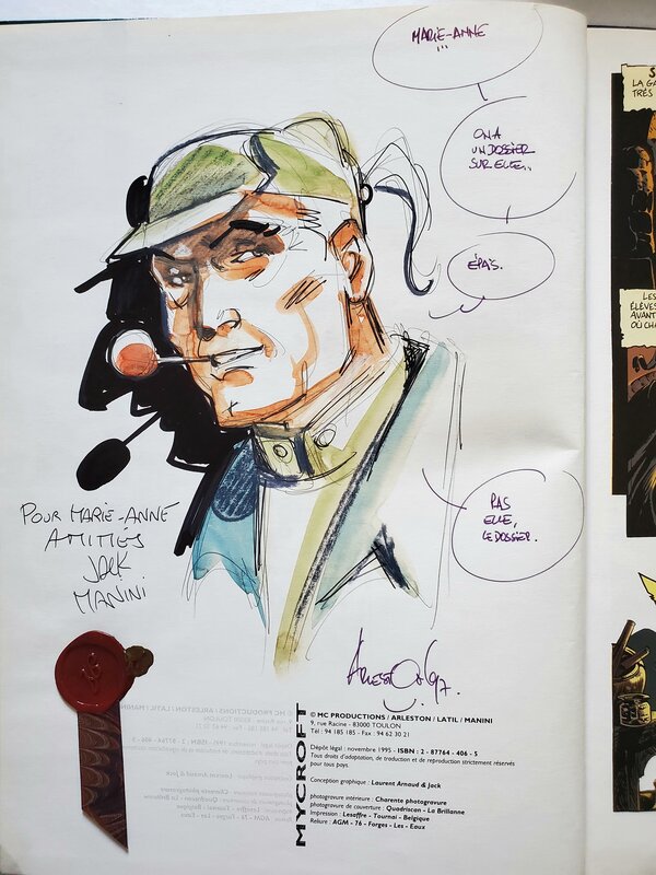 Jack Manini, Scotch Arleston, LE DETECTIVE DES CONFINS MYCROFT INQUISITOR  T1 UNE FRAGRANCE DE CADAVRE - Sketch