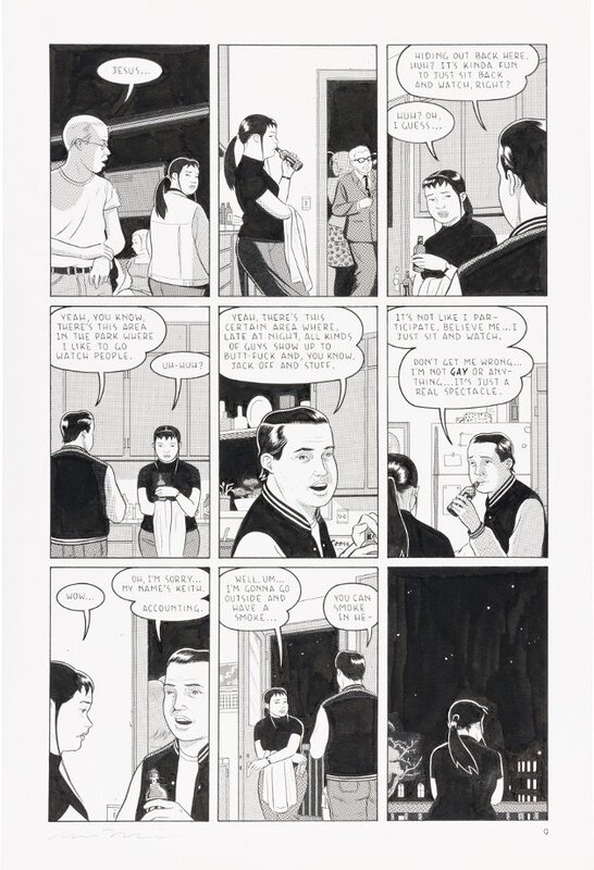 Optic Nerve page by Adrian Tomine - Comic Strip