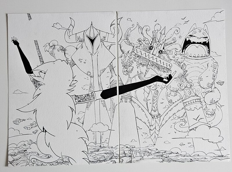 For sale - oTTami, Tom Gobart, Fako, Double Planches Encrées Manga Dofus Arena Tome 4 - Comic Strip