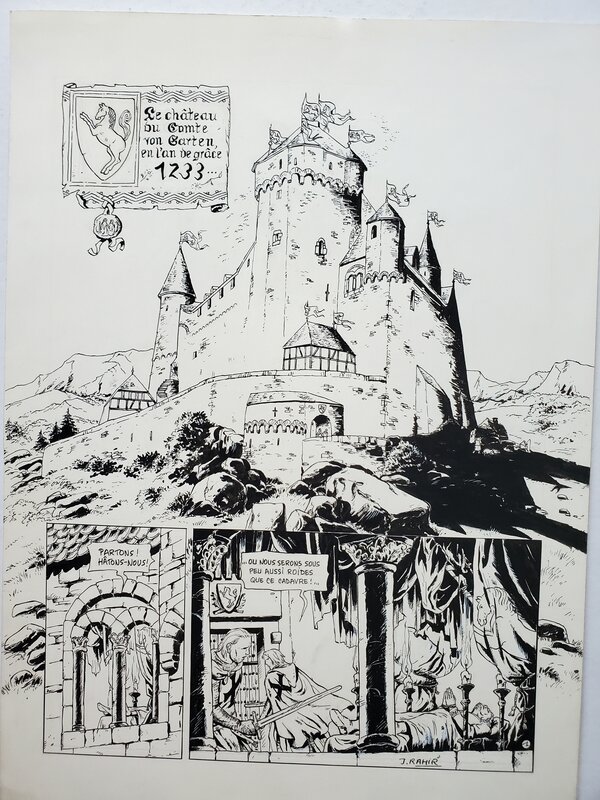 Jeanine Rahir, CHEVALIER WALDER   T6 LE CHEVALIER TEUTONIQUE - Comic Strip