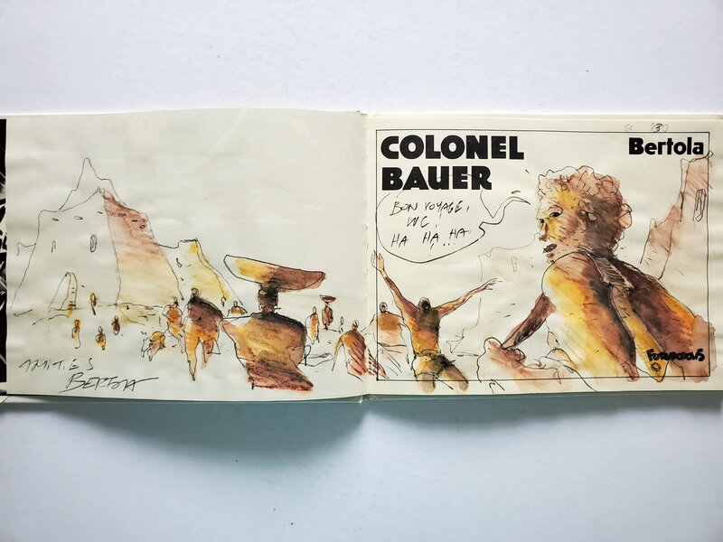 COLONEL BAUER par Bertola - Dédicace
