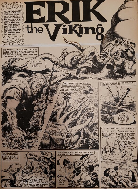 Erik the Viking par Don Lawrence - Planche originale