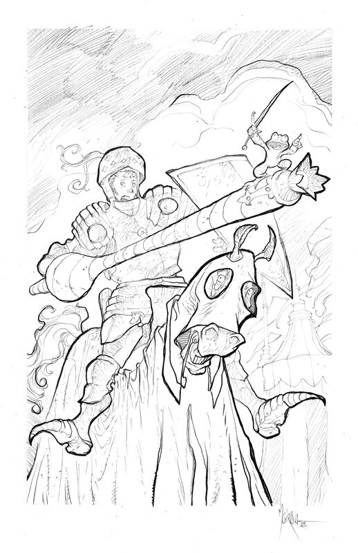 En vente - Garulfo - réf04 par Bruno Maïorana - Illustration originale