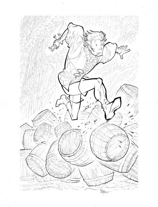 For sale - Garulfo - réf07 by Bruno Maïorana - Original Illustration