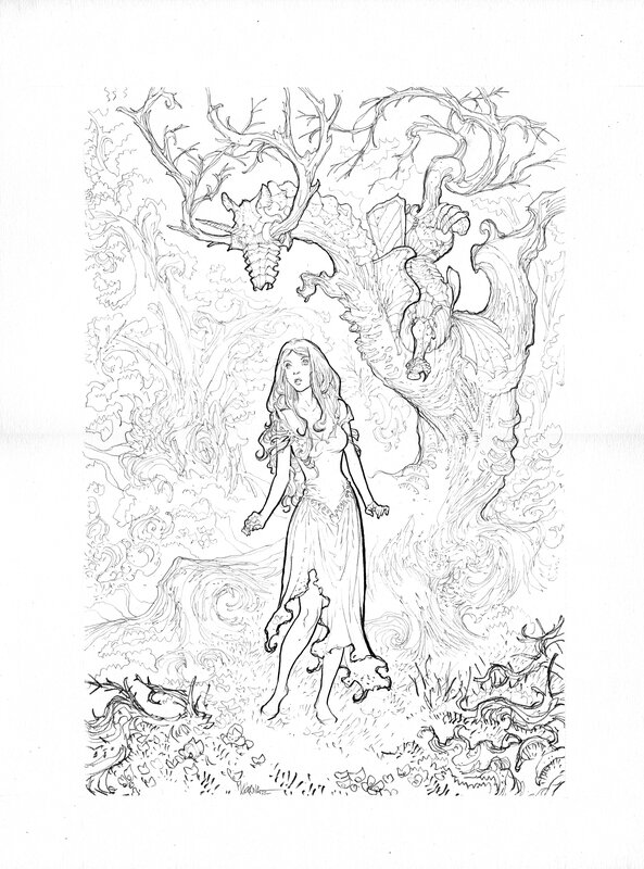 For sale - Garulfo - réf15 by Bruno Maïorana - Original Illustration