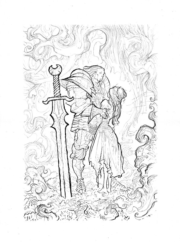 En vente - Garulfo - réf24 par Bruno Maïorana - Illustration originale