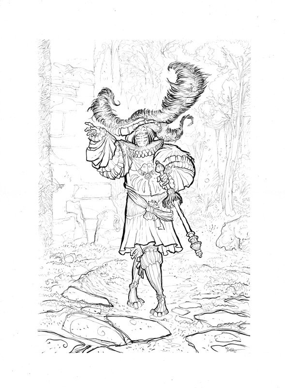 For sale - Bruno Maïorana, Garulfo - Exposition 2024 - réf27 - Original Illustration