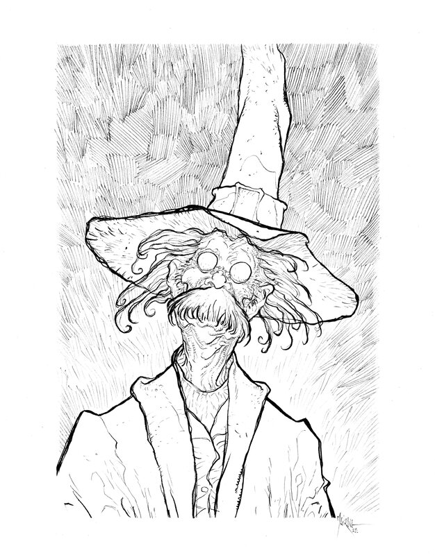 For sale - Garulfo - réf37 by Bruno Maïorana - Original Illustration
