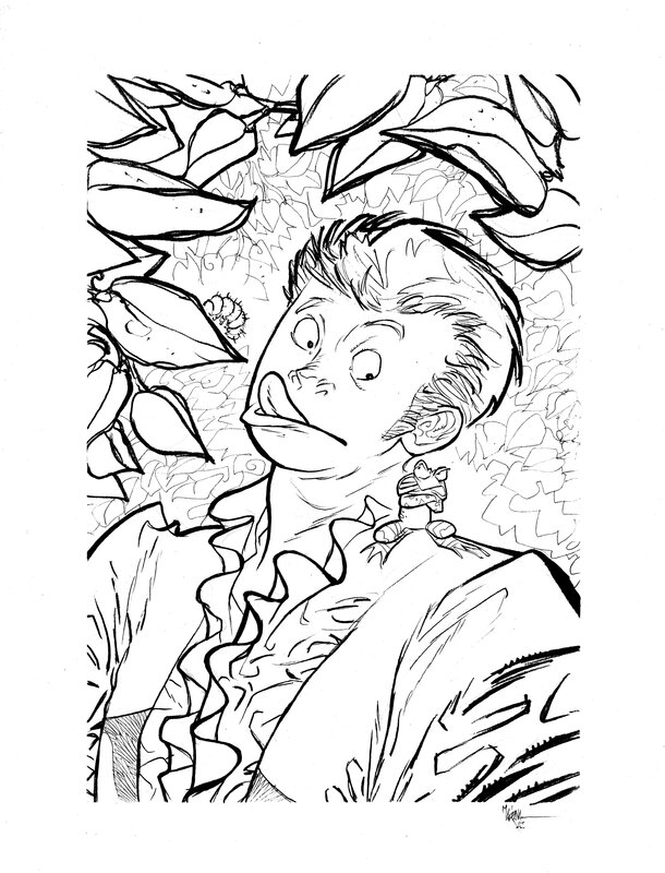 For sale - Garulfo - réf43 by Bruno Maïorana - Original Illustration