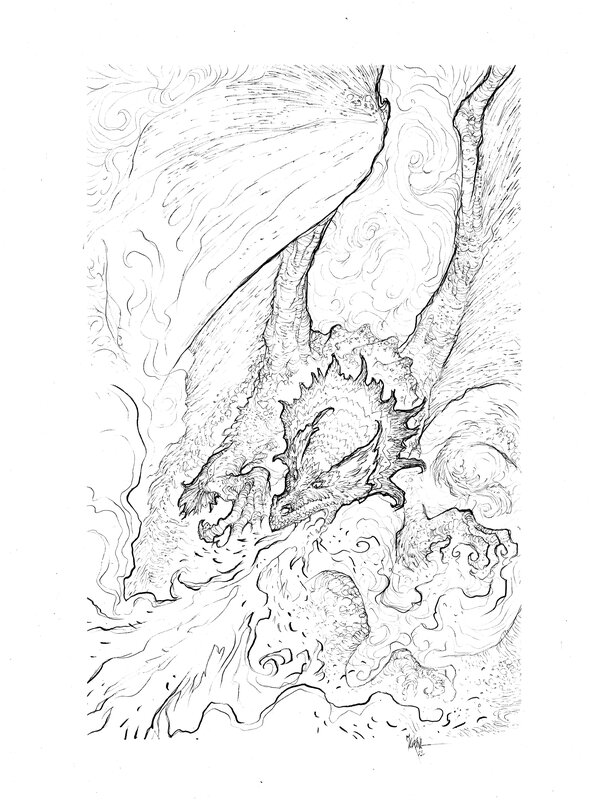 En vente - Garulfo - réf58 par Bruno Maïorana - Illustration originale