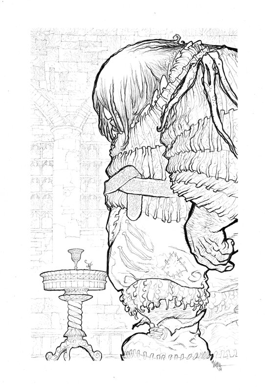 For sale - Garulfo - réf70 by Bruno Maïorana - Original Illustration
