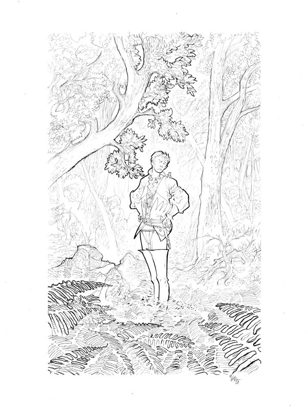 For sale - Garulfo - réf72 by Bruno Maïorana - Original Illustration