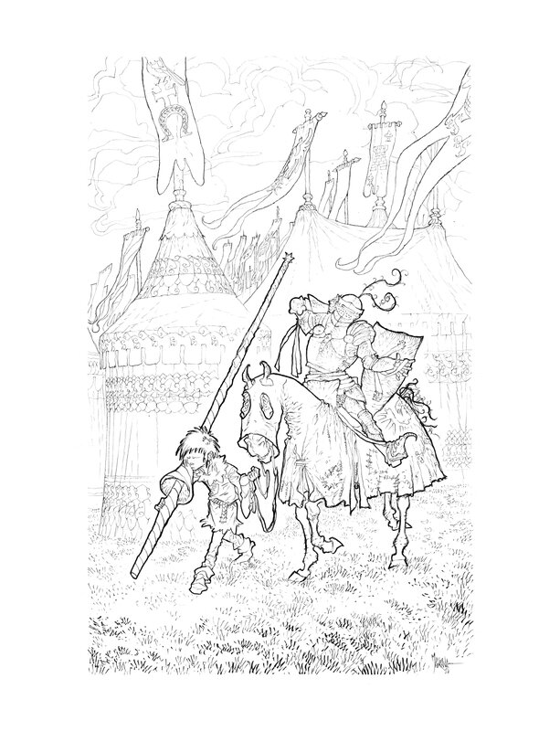 For sale - Garulfo - réf79 by Bruno Maïorana - Original Illustration