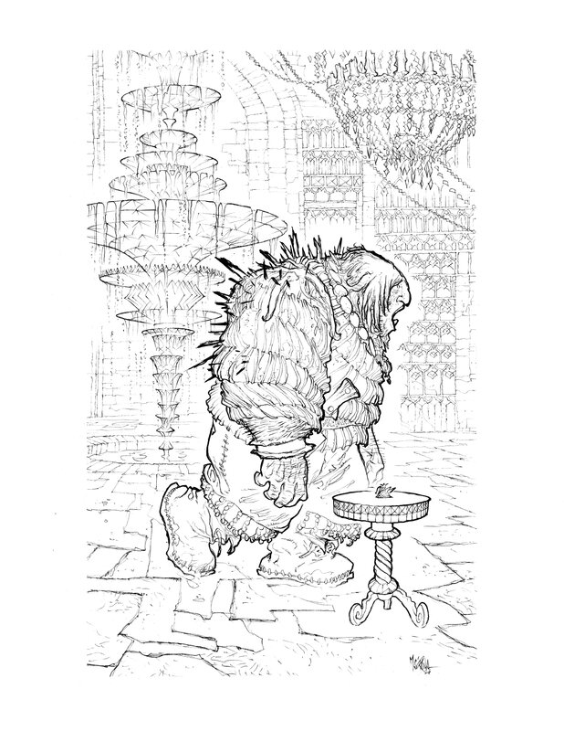 En vente - Garulfo - réf82 par Bruno Maïorana - Illustration originale