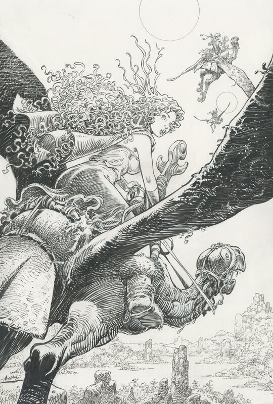 La quête Mara par Mohamed Aouamri - Illustration originale