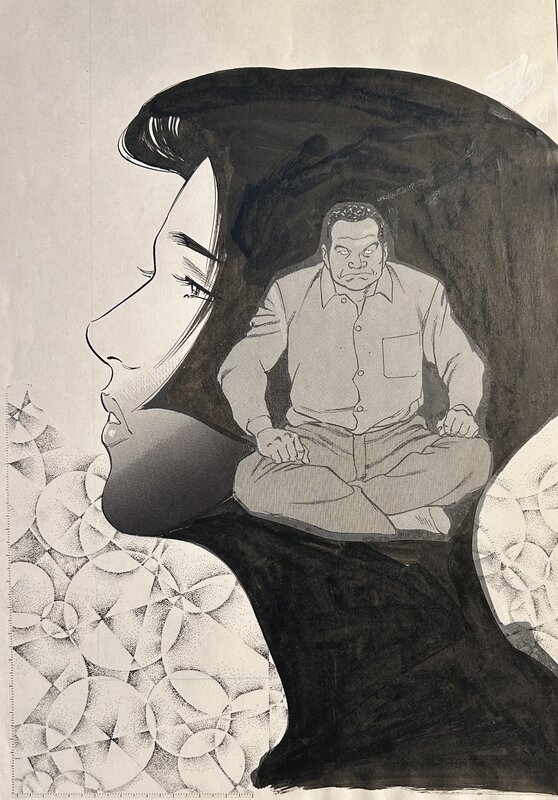 Mamoru Uchiyama, Detective Cobra 8 chap84 - Original Illustration