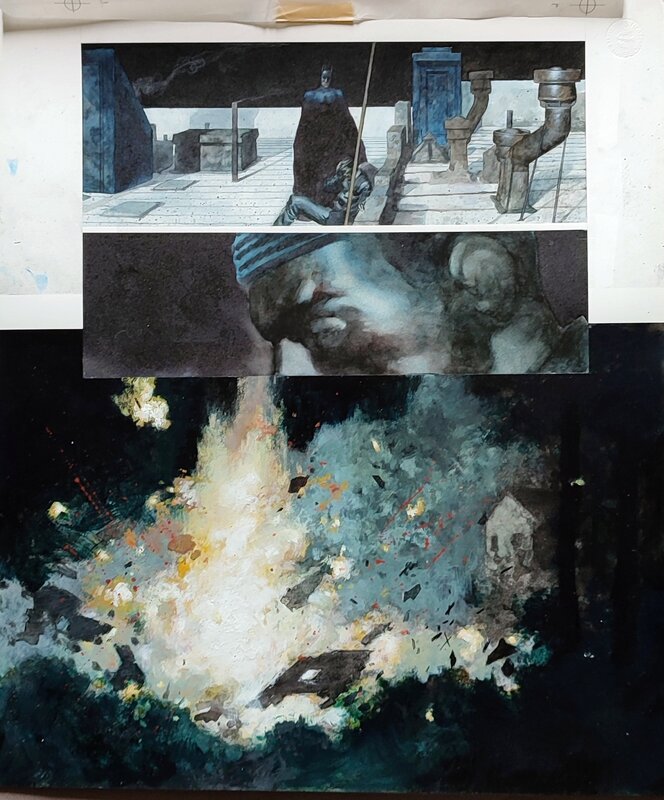 Scott Hampton, Archie Goodwin, Batman Night Cries / Des Cris dans la Nuit - Comic Strip