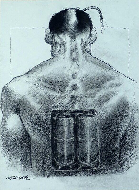 For sale - Tanino Liberatore, Ranxerox de dos machine - Original Illustration
