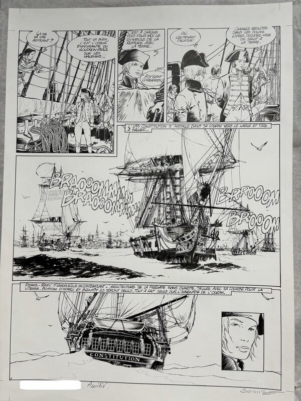 Uss Constitution by Franck Bonnet - Comic Strip